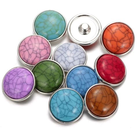 Aliexpress Buy 10pcs Lot New Arrivals 10 Colors 18mm Snap Button