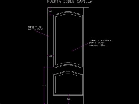 Detalles De Puertas En DWG 82 98 KB Librería CAD