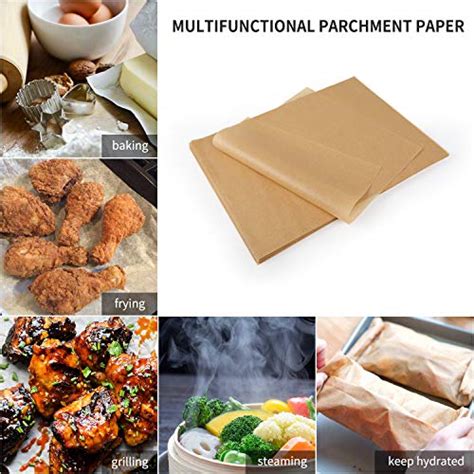 SMARTAKE 300 Pcs Parchment Paper Baking Sheets, 12 x 16 Inches Non ...