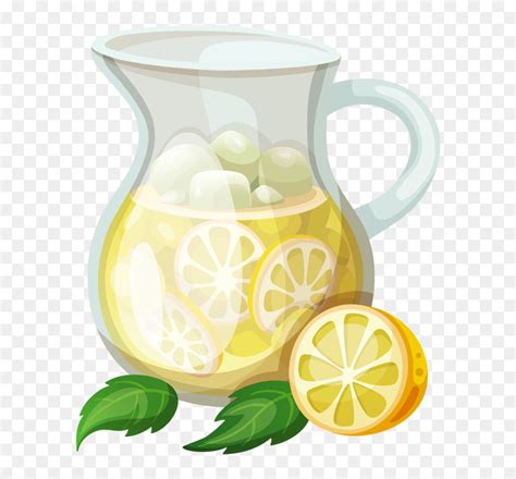 Lemon Clipart Lemonade Pitcher Transparent Lemonade Clipart HD Png