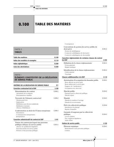 Extrait Délégation de service public by INFOPRO DIGITAL - Issuu