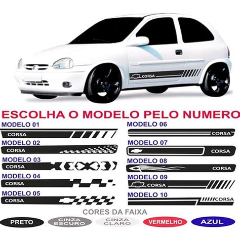 Adesivo Faixa Lateral Chevrolet Corsa Wind Shopee Brasil