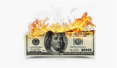 Burning Money Png Dollar Bill Transparent Png Transparent Png