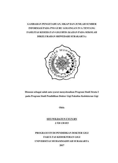 Disusun Sebagai Salah Satu Syarat Menyelesaikan Program Studi Strata I