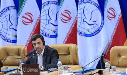 Iranian Reporter Listens Speaker During 16th Editorial Stock Photo