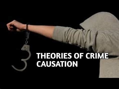 THEORIES OF CRIME CAUSATION YouTube