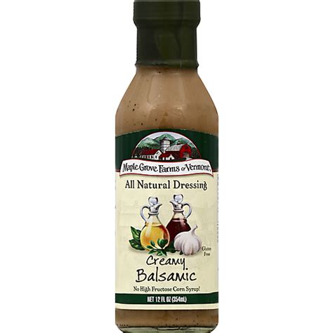 Maple Grove Farms Creamy Balsamic Dressing Salad Dressings Oil