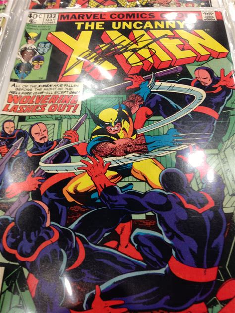 Uncanny X Men 133 Signed By Writer Chris Claremont 1st Wolverine Vs