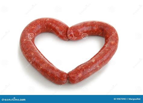 Sausage Heart Royalty Free Stock Photos Image 9987098