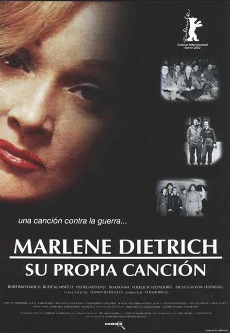 Sección visual de Marlene Dietrich Su propia canción FilmAffinity