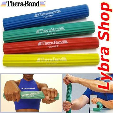 Thera Band FLEX BAR bar Exercises Elbow Shoulder Hand Wrist FLEXBAR ...