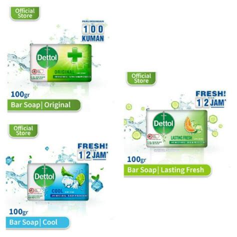 Jual Dettol Sabun Mandi Original Cool Lasting Fresh G Shopee