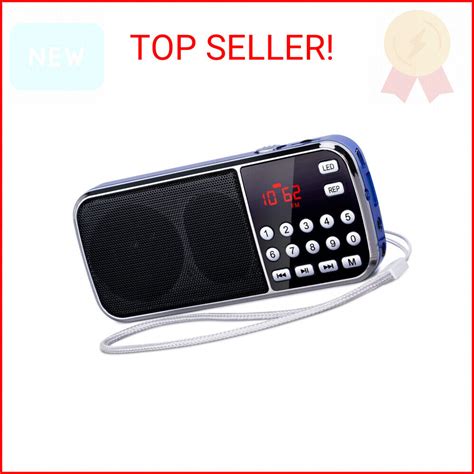 Prunus J Bluetooth Am Fm Radio Small Portable Radio Dual Speaker