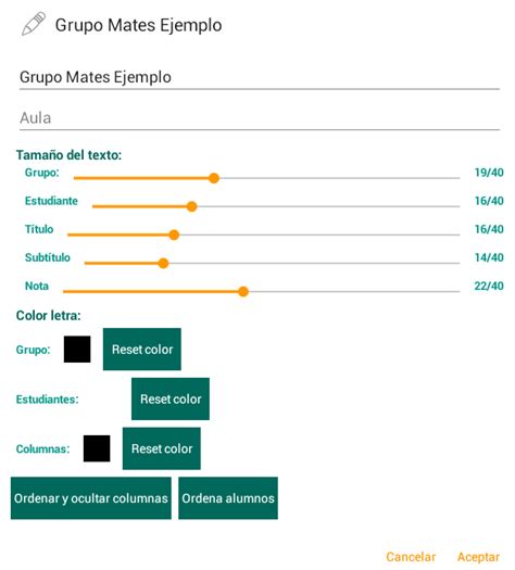 Reordenar Columnas Y Estudiantes Cuaderno De Notas Digital Para