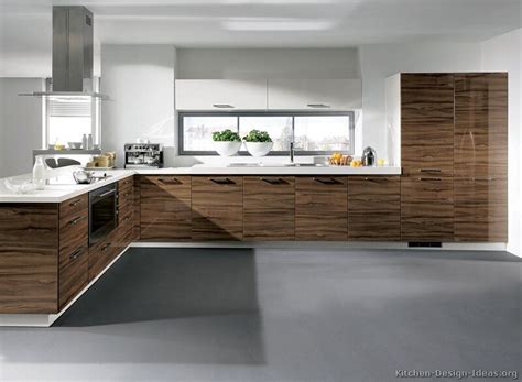 Modern Wood Grain Kitchen Cabinets Anipinan Kitchen