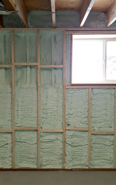 Framing A Basement Insulating Fiberglass Foam