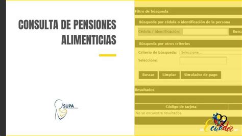 Consulta De Pensiones Alimenticias En El Supa Paso A Paso Con Im Genes