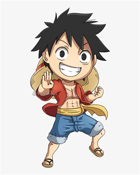 Luffy Chibi By Kanokawa Luffy Chibi Transparent Png On