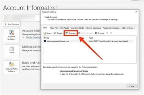 How To Change Password In Outlook