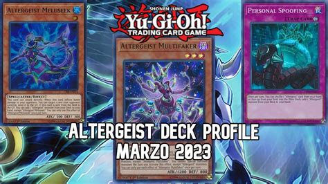 Yu Gi Oh Altergeist Deck Profile Marzo Stun Y Combo Youtube