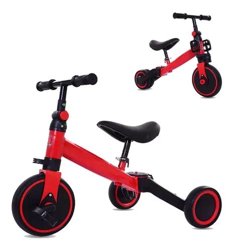 Triciclo 3 En 1 Bicicleta De Equilibrio Infantil Meses sin interés