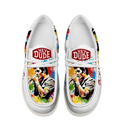 Footwearelite Elvis Presley – Custom Name Hey Dude - Footwearelite