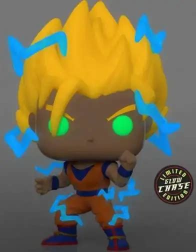 Funko Dragon Ball Z Pop Animation Super Saiyan Goku With Energy Exclusive Vinyl Figure 865 Glow