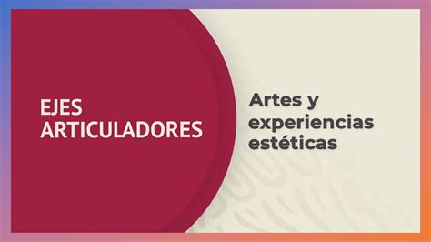 Eje articulador Artes y experiencias estéticas CTE 3RA SESION YouTube