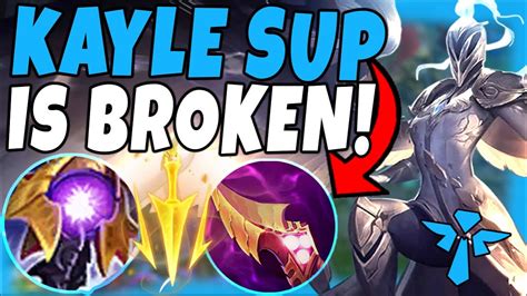 New Kayle Support Build For Free Wins Lps Broken Kayle Top Build