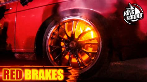 Best Burnout Until Brakes Glowing Red Brakes On Fire Brakes Test