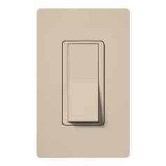 Lutron Sc Ps Tp Claro Single Pole Switch A Taupe Prolighting