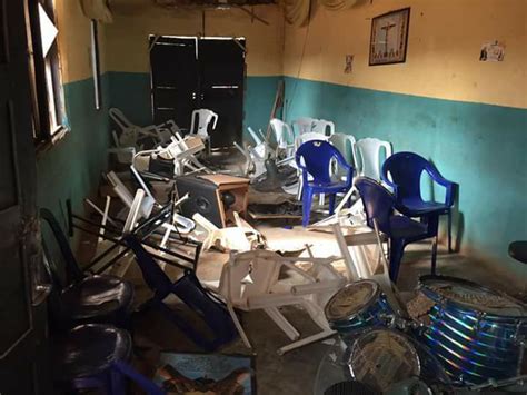 Pastor Caught Having Sex With Woman In Edo State Church Destroyed