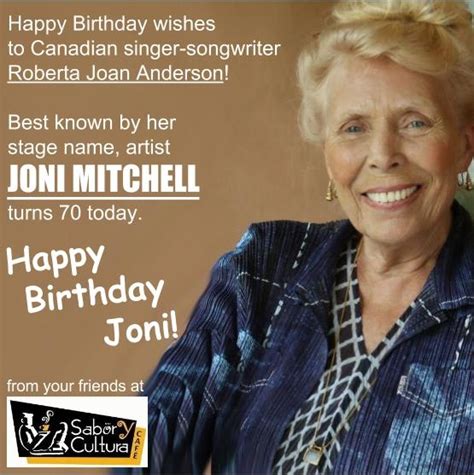 Happy Birthday Joni Mitchell | Sabor y Cultura