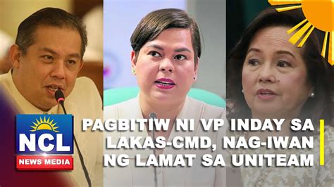 Pagbibitiw Ni VP Inday Sa Lakas CMD Nag Iwan Ng Lamat Sa Uniteam YouTube