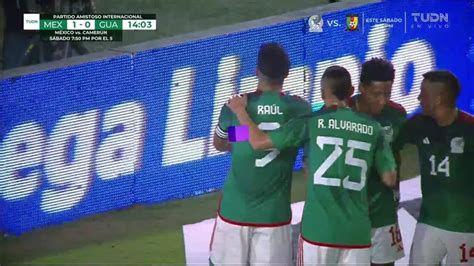 Gol Anota Para M Xico Ra L Jim Nez Tudn Selecci N Mx Tudn