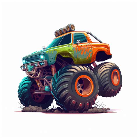 Sticker Monster Truck