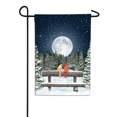 America Forever Flags Double Sided Garden Flag Winter Moon 125 X