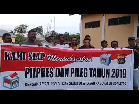 Deklarasi Siap Mensukseskan Pileg Dan Pilpres 2019 Oleh Masyarakat