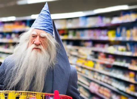 Photo Of Gandalf Wearing Wizard Hat Stacking Stable Diffusion Openart