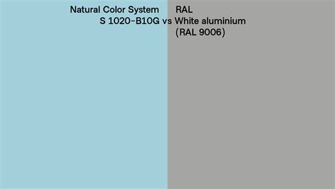 Natural Color System S B G Vs Ral White Aluminium Ral Side