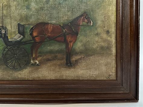 Antique Horse Painting Original Horse Portrait Oil Painting - Etsy