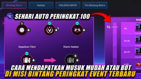 Ini Dia Cara Mendapatkan Musuh Mudah Di Misi Bintang Peringkat Event