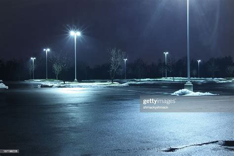 Parking Lot At Night High-Res Stock Photo - Getty Images