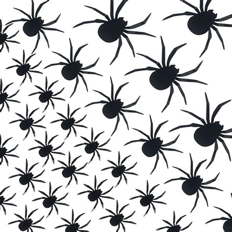 Halloween Spider Decoration，70pcs 4 Sizes 3d Spider