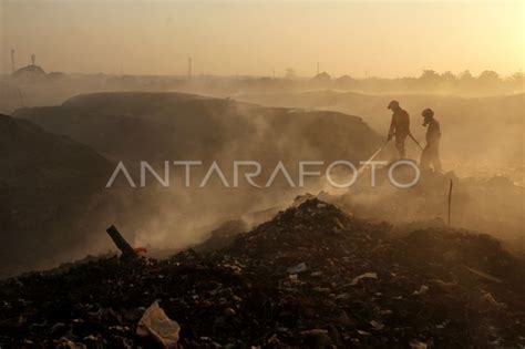 Penanganan Kebakaran Tpa Antang Antara Foto