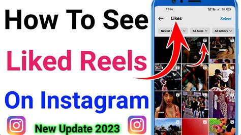 How To See Liked Reels On Instagram 2023 Youtube