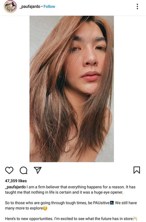 Insta Scoop Ex Fiance Of Scottie Thompson Pau Fajardo Moves On With