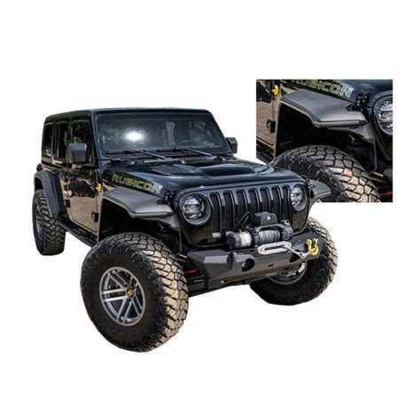 Front And Rear Fender Flares Bushwacker Hyperform Wrangler Jl