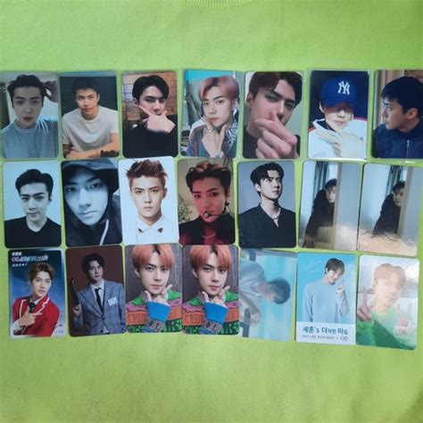 Jual Exo Sehun Pc Photocard Album Dftf Jewel Ar Obsession Joker Welcome