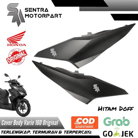 Jual Cover Body Bodi Vario Vario Hitam Doff Dop Kanan Kiri